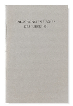 Die schönsten deutschen Bücher 1951