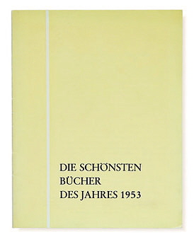 Die schönsten österreichischen Bücher 1953