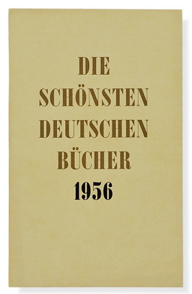 Die schönsten deutschen Bücher 1956