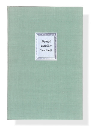 Spiegel Deutscher Buchkunst 1956