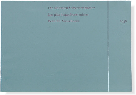 Die schönsten Schweizer Bücher 1956