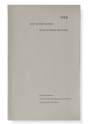 Die schönsten deutschen Bücher 1958