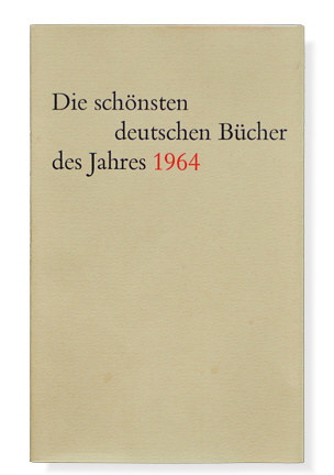 Die schönsten deutschen Bücher 1964