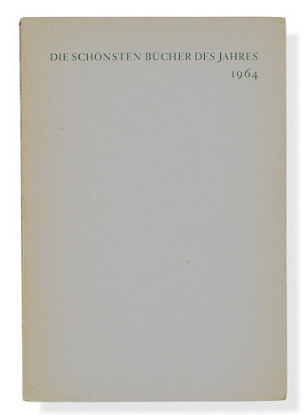 Die schönsten Bücher der DDR 1964