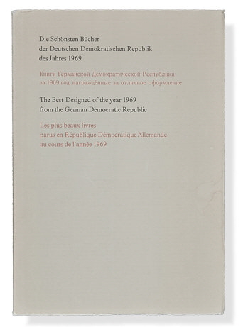 Die schönsten Bücher der DDR 1969