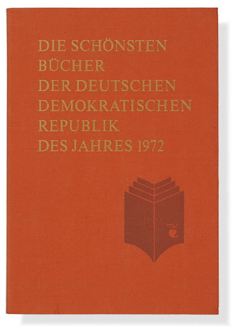 Die schönsten Bücher der DDR 1972