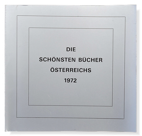 Die schönsten Bücher Österreichs 1972