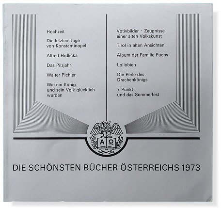 Die schönsten Bücher Österreichs 1973