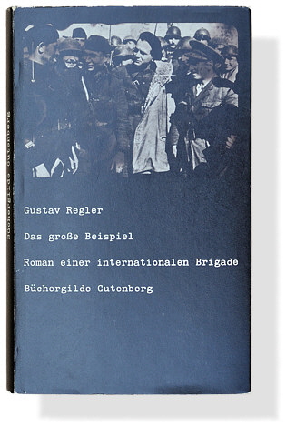 Gustav Regler: Das große Beispiel. Umschlag.