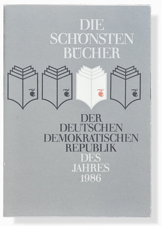 Die schönsten Bücher der DDR 1986