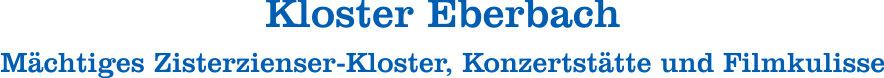Kloster Eberbach